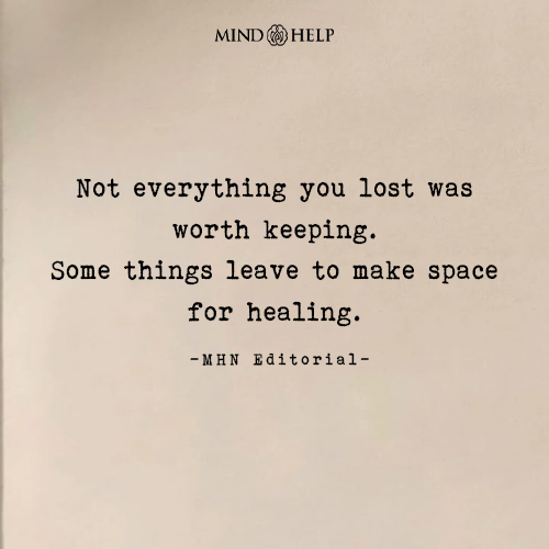 Quote about release and emotional clarity