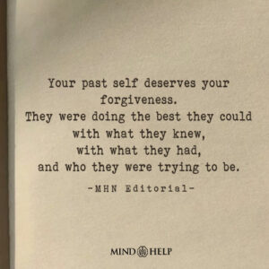 Quote about forgiving your past self