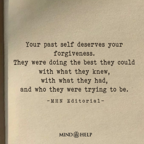 Quote about forgiving your past self