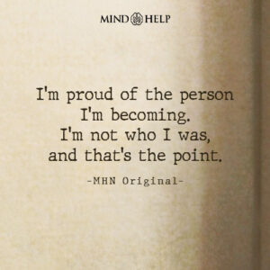 Quote about being proud of healing and growth