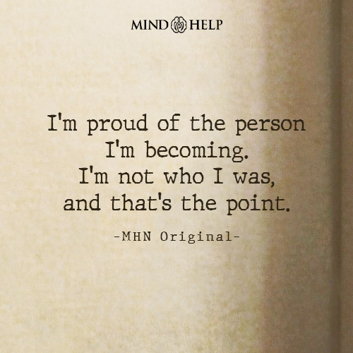 Quote about being proud of healing and growth