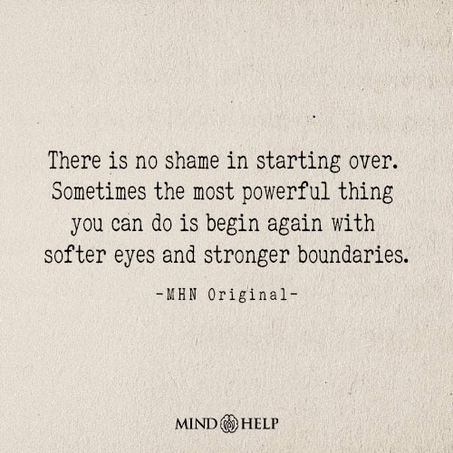 Quote about starting over in healing