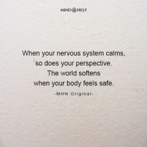 Quote about perspective and nervous system healing