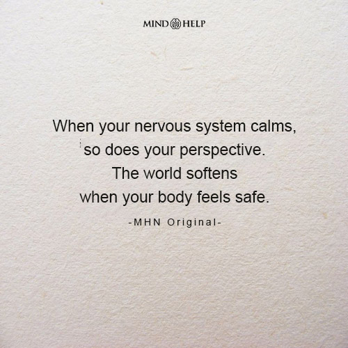 Quote about perspective and nervous system healing