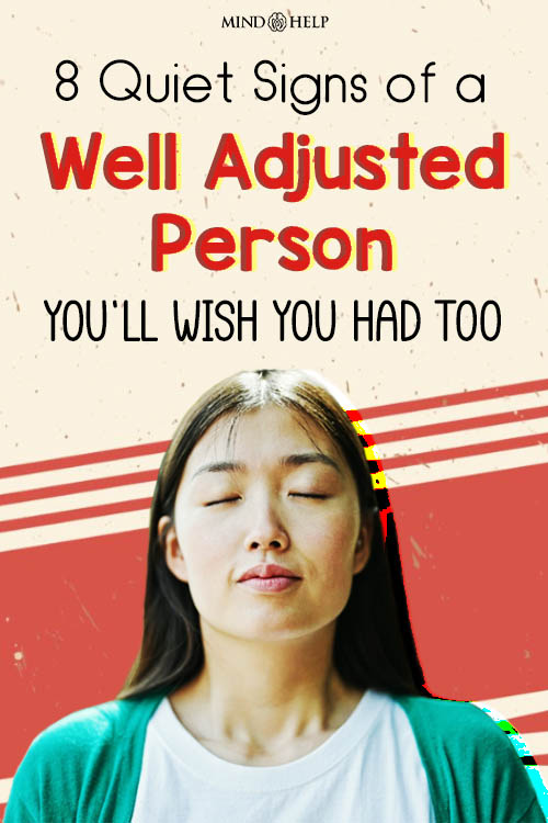 well adjusted people