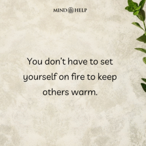 Quote about boundaries and self-preservation