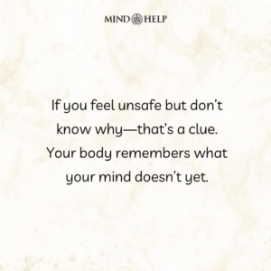 Quote about body memory and trauma
