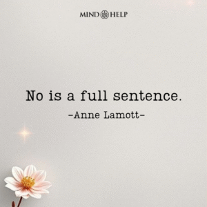 Anne Lamott quote on saying no