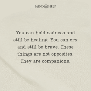 Quote about emotional complexity in healing