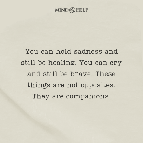 Quote about emotional complexity in healing