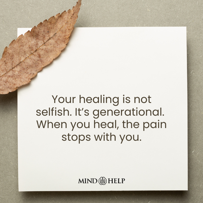 Quote about healing generational trauma