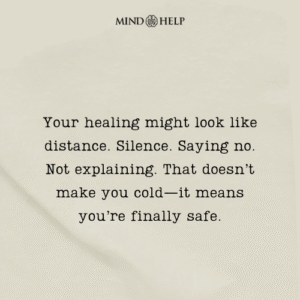Quote about distance as part of healing