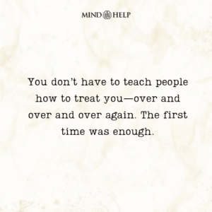 Quote about repeated boundary violations