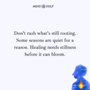 Quote about patience in healing