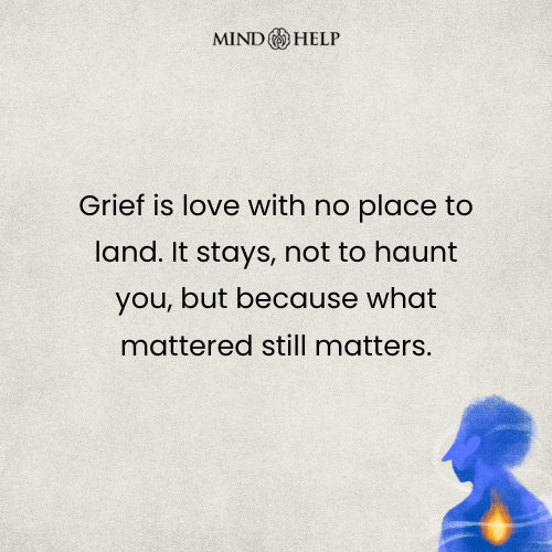 Quote about grief being love’s echo