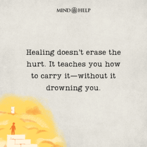 Quote about learning to carry trauma with grace