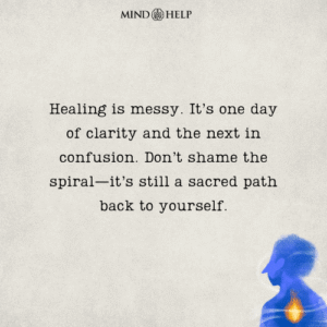 Quote about healing not being linear