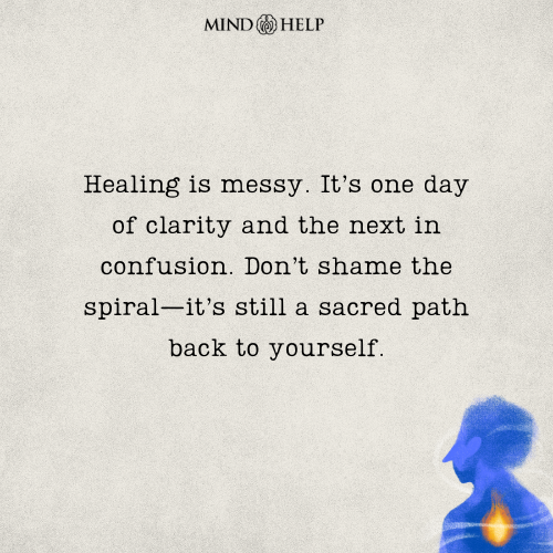 Quote about healing not being linear