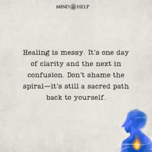 Quote about healing not being linear