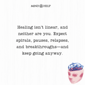Quote about healing not being a straight line