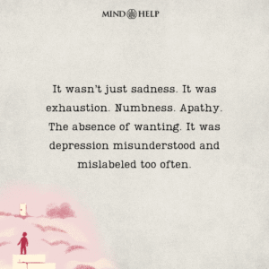 Quote explaining the nature of depression