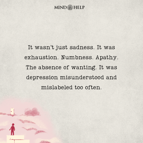 Quote explaining the nature of depression