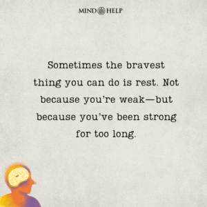 Quote about rest and healing from burnout