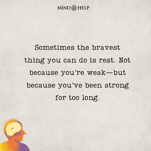 Quote about rest and healing from burnout