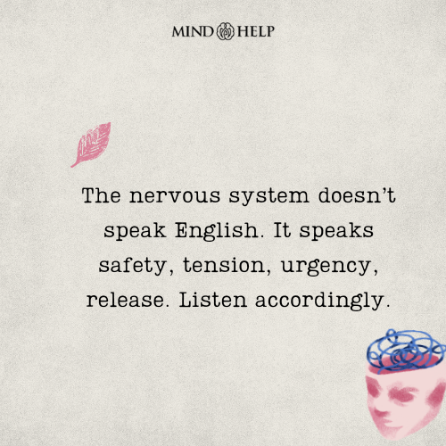 Quote about listening to your body’s trauma responses