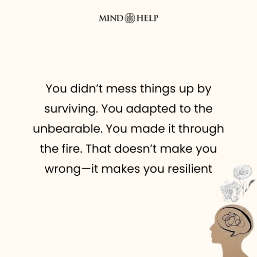 Quote about survivor’s guilt and resilience