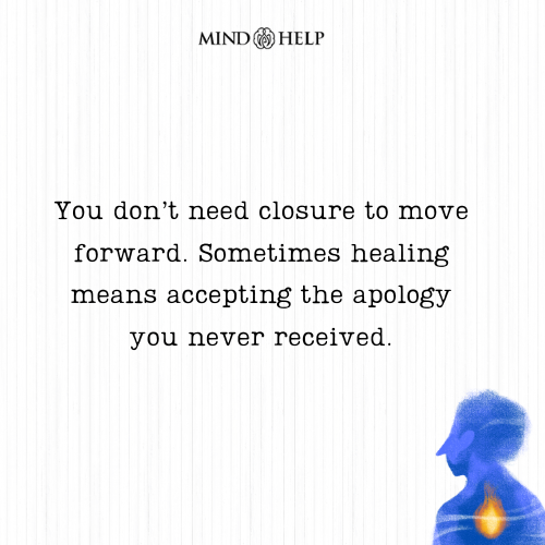 Quote about finding healing without closure