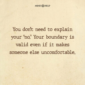 Quote about setting boundaries without apology