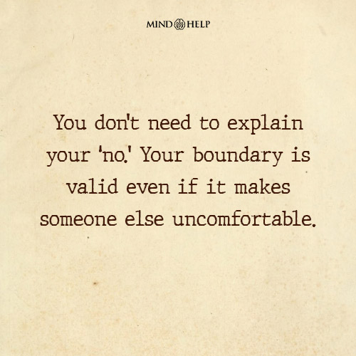 Quote about setting boundaries without apology