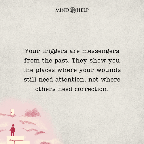 Quote about emotional triggers and inner healing