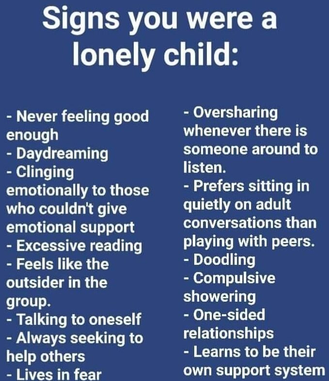 Haunting Signs You Were A Lonely Child