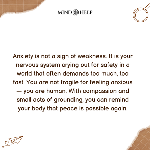 anxiety mental health quote
