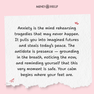 anxiety mental health quote