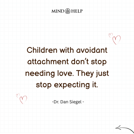 Quote about avoidant attachment styles