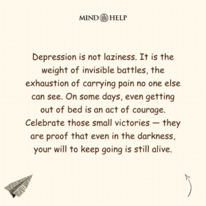 depression mental health quote