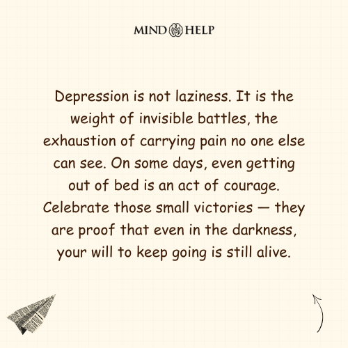 depression mental health quote