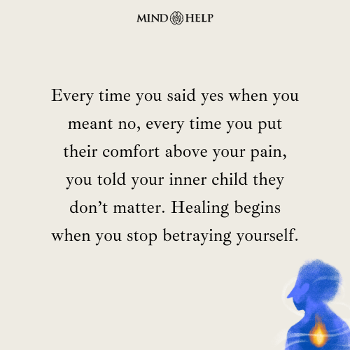 Quote about inner child and self-abandonment