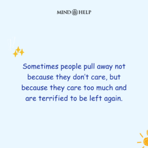 Quote about fear of rejection and detachment