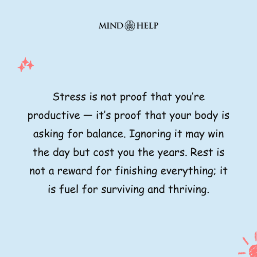 stress mental health quote