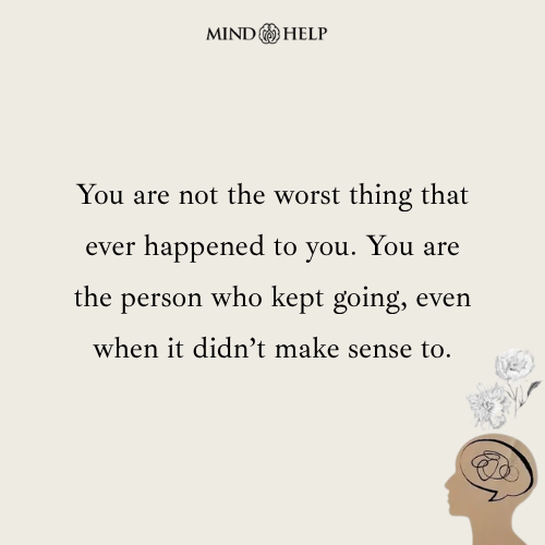 Quote about letting go of trauma identity