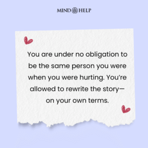 Quote about rewriting personal trauma story