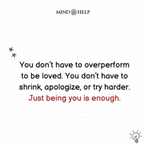 Quote about earning love vs being worthy