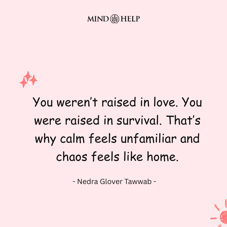 Quote about trauma-based attachment and survival