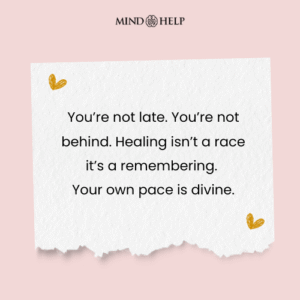 Quote about slow and patient healing