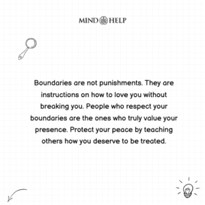 boundaries mental health quote