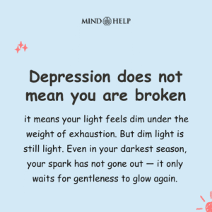 depression mental health quote